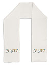 I Do - Groom Adult Fleece 64" Scarf-TooLoud-White-One-Size-Adult-Davson Sales