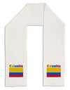 Colombia Flag Adult Fleece 64&#x22; Scarf-TooLoud-White-One-Size-Adult-Davson Sales