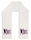 Ride It Purple Adult Fleece 64&#x22; Scarf-TooLoud-White-One-Size-Adult-Davson Sales