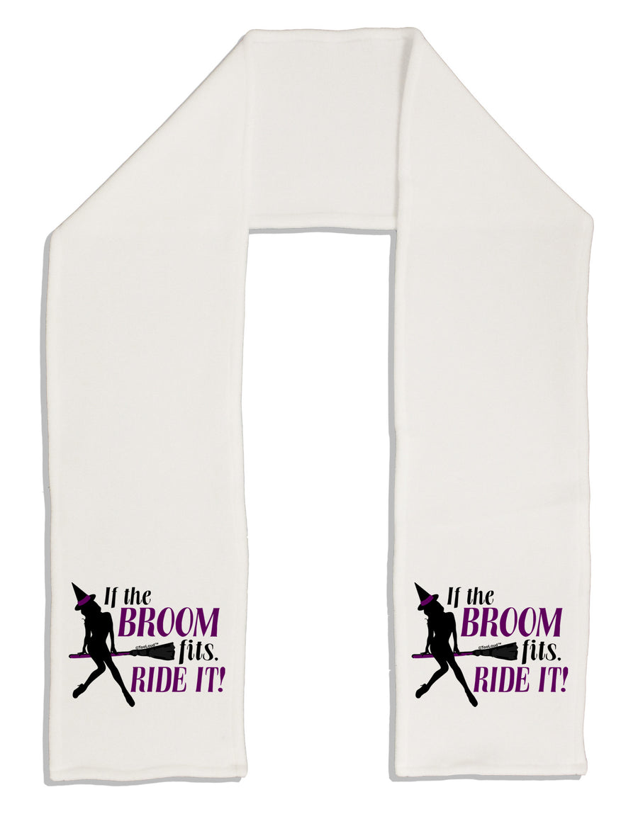 Ride It Purple Adult Fleece 64&#x22; Scarf-TooLoud-White-One-Size-Adult-Davson Sales