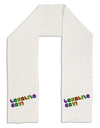 Legalize Gay - Rainbow Adult Fleece 64&#x22; Scarf-TooLoud-White-One-Size-Adult-Davson Sales