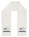 I'm HER Valentine Adult Fleece 64&#x22; Scarf-TooLoud-White-One-Size-Adult-Davson Sales