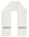 Planet Mercury Text Only Adult Fleece 64&#x22; Scarf-TooLoud-White-One-Size-Adult-Davson Sales