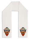 Silly Little Reindeer Matching Deer Adult Fleece 64&#x22; Scarf-TooLoud-White-One-Size-Adult-Davson Sales