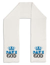 Rave God Adult Fleece 64&#x22; Scarf-TooLoud-White-One-Size-Adult-Davson Sales