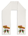 Cowboy Chili Cookoff Adult Fleece 64&#x22; Scarf-TooLoud-White-One-Size-Adult-Davson Sales