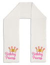 Birthday Princess - Tiara Adult Fleece 64&#x22; Scarf by TooLoud-TooLoud-White-One-Size-Adult-Davson Sales