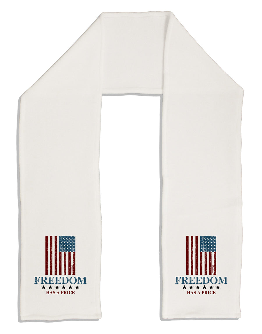 Freedom Flag Color Adult Fleece 64&#x22; Scarf-TooLoud-White-One-Size-Adult-Davson Sales