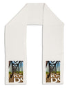 Colorado Bridge Text Adult Fleece 64&#x22; Scarf-TooLoud-White-One-Size-Adult-Davson Sales