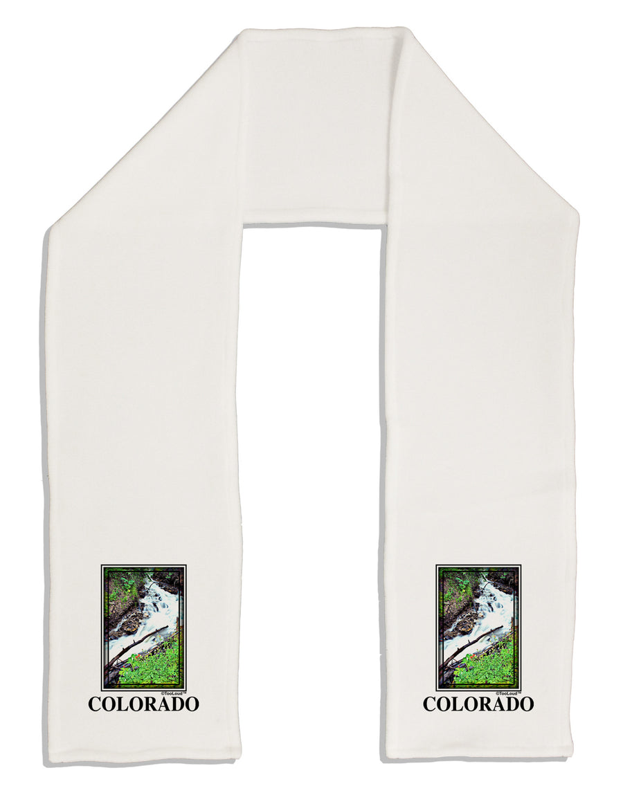 Colorado White River Text Adult Fleece 64&#x22; Scarf-TooLoud-White-One-Size-Adult-Davson Sales