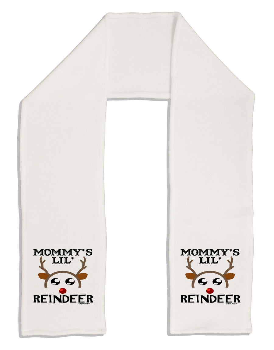 Mommy's Lil Reindeer Boy Adult Fleece 64&#x22; Scarf-TooLoud-White-One-Size-Adult-Davson Sales