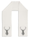 Majestic Stag Distressed Adult Fleece 64&#x22; Scarf-TooLoud-White-One-Size-Adult-Davson Sales