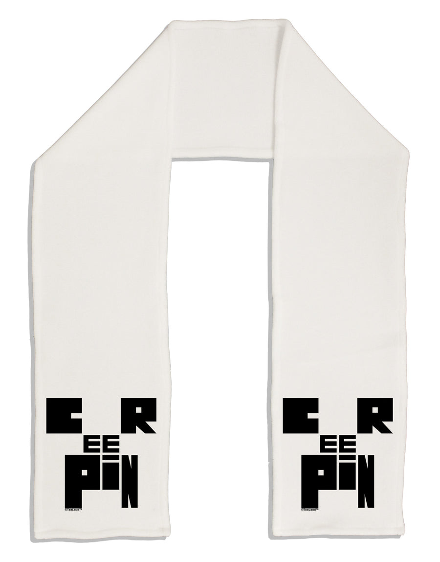 Creepin Adult Fleece 64&#x22; Scarf-TooLoud-White-One-Size-Adult-Davson Sales