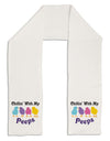 Chillin With My Peeps Adult Fleece 64&#x22; Scarf-TooLoud-White-One-Size-Adult-Davson Sales