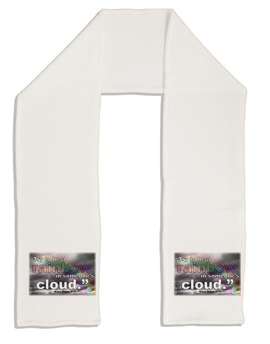 Rainbow in Cloud M Angelou Adult Fleece 64&#x22; Scarf by TooLoud-TooLoud-White-One-Size-Adult-Davson Sales