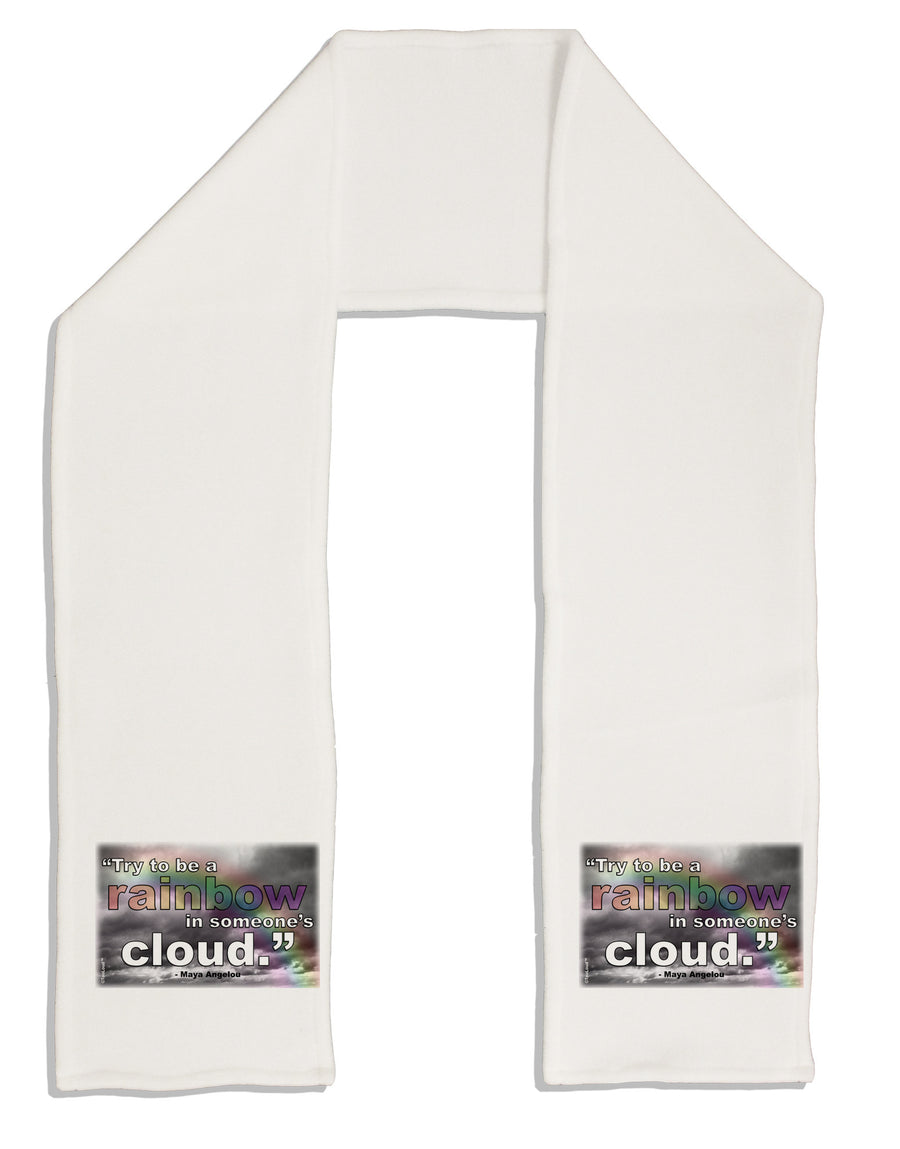 Rainbow in Cloud M Angelou Adult Fleece 64&#x22; Scarf by TooLoud-TooLoud-White-One-Size-Adult-Davson Sales