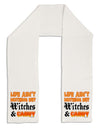 TooLoud Witches and Candy Color Adult Fleece 64&#x22; Scarf-TooLoud-White-One-Size-Adult-Davson Sales