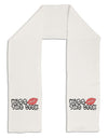 Kiss the Cook With Lips Adult Fleece 64&#x22; Scarf by TooLoud-TooLoud-White-One-Size-Adult-Davson Sales