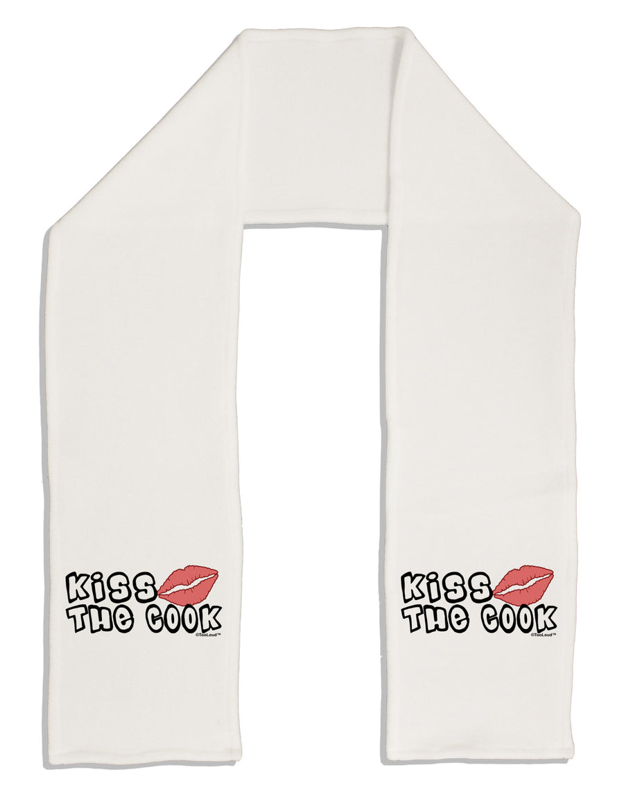 Kiss the Cook With Lips Adult Fleece 64&#x22; Scarf by TooLoud-TooLoud-White-One-Size-Adult-Davson Sales