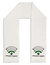 The Struggle - Low Wifi Adult Fleece 64&#x22; Scarf-TooLoud-White-One-Size-Adult-Davson Sales