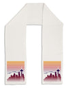 Seattle Skyline Sunrise Adult Fleece 64&#x22; Scarf-TooLoud-White-One-Size-Adult-Davson Sales