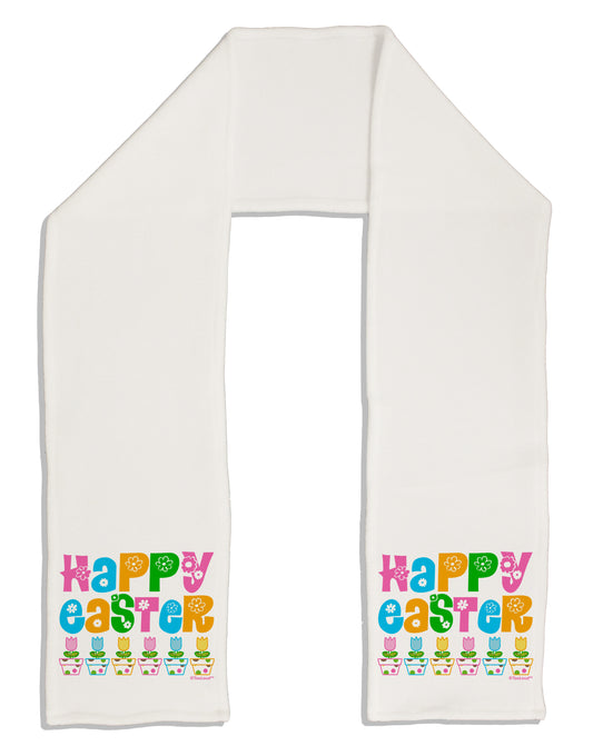 Happy Easter - Tulips Adult Fleece 64&#x22; Scarf by TooLoud-TooLoud-White-One-Size-Adult-Davson Sales