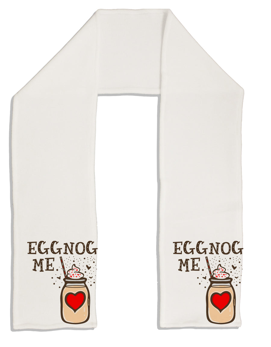 Eggnog Me Adult Fleece 64 Inch Scarf-Scarves-TooLoud-White-One-Size-Adult-Davson Sales