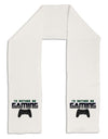 I'd Rather Be Gaming Adult Fleece 64&#x22; Scarf-TooLoud-White-One-Size-Adult-Davson Sales