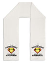 Personal Trainer - Superpower Adult Fleece 64" Scarf-TooLoud-White-One-Size-Adult-Davson Sales