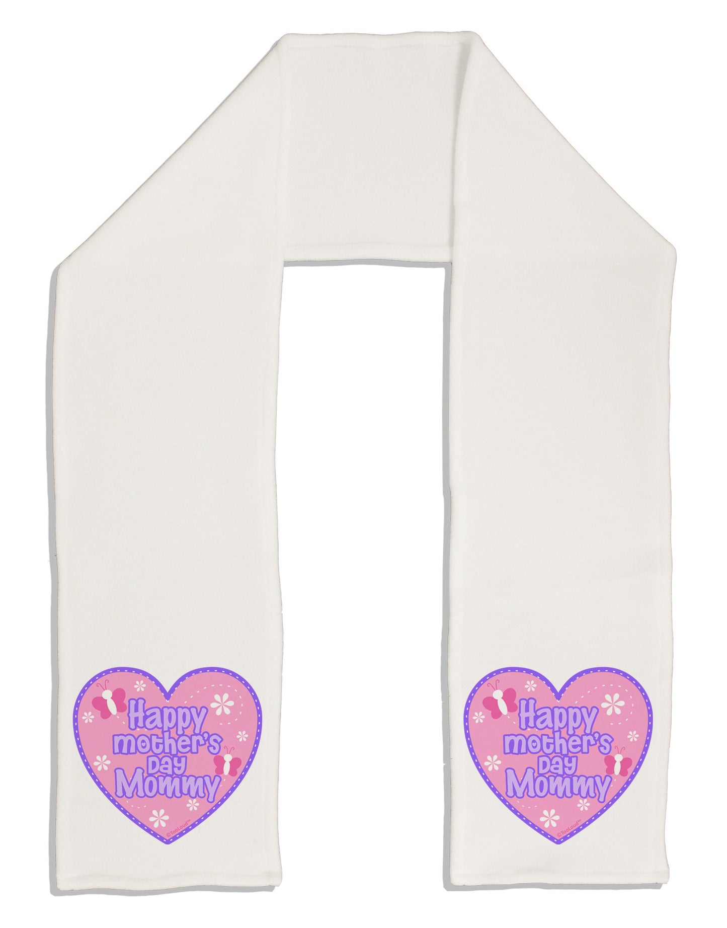 Happy Mother's Day Mommy - Pink Adult Fleece 64&#x22; Scarf by TooLoud-TooLoud-White-One-Size-Adult-Davson Sales