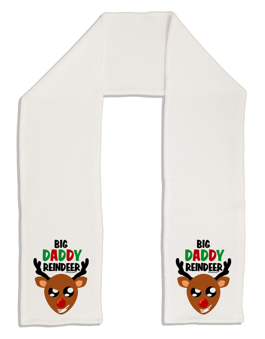 Big Daddy Reindeer Matching Deer Adult Fleece 64&#x22; Scarf-TooLoud-White-One-Size-Adult-Davson Sales