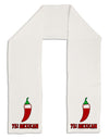 Seventy-Five Percent Mexican Adult Fleece 64" Scarf-TooLoud-White-One-Size-Adult-Davson Sales