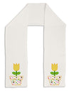 Easter Tulip Design - Yellow Adult Fleece 64&#x22; Scarf by TooLoud-TooLoud-White-One-Size-Adult-Davson Sales