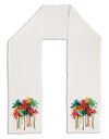 Paint Splash Palm Trees Adult Fleece 64&#x22; Scarf-TooLoud-White-One-Size-Adult-Davson Sales