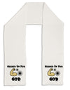 Geared Up For God Adult Fleece 64&#x22; Scarf by TooLoud-TooLoud-White-One-Size-Adult-Davson Sales