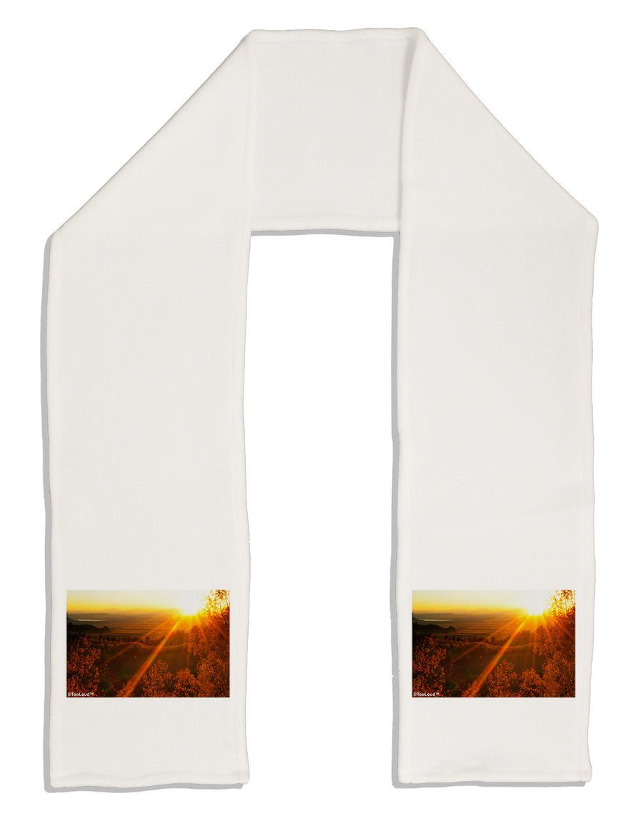 Colorado Sunset Adult Fleece 64&#x22; Scarf-TooLoud-White-One-Size-Adult-Davson Sales