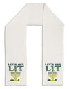 Let's Get Lit Menorah Adult Fleece 64&#x22; Scarf-TooLoud-White-One-Size-Adult-Davson Sales