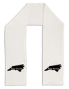 North Carolina - United States Shape Adult Fleece 64&#x22; Scarf by TooLoud-TooLoud-White-One-Size-Adult-Davson Sales