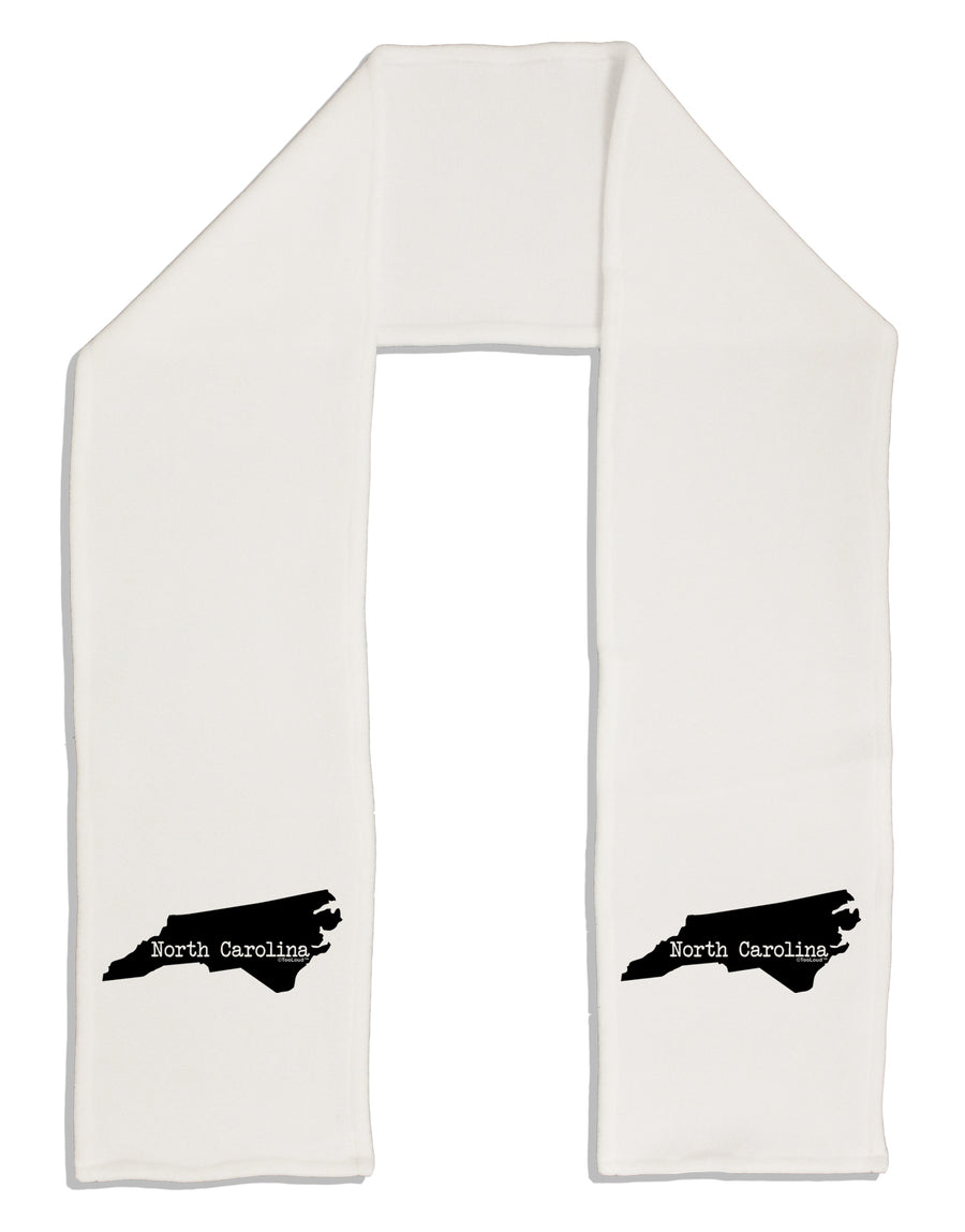 North Carolina - United States Shape Adult Fleece 64&#x22; Scarf by TooLoud-TooLoud-White-One-Size-Adult-Davson Sales