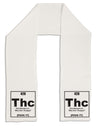 420 Element THC Funny Stoner Adult Fleece 64&#x22; Scarf by TooLoud-TooLoud-White-One-Size-Adult-Davson Sales