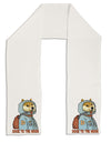 Doge to the Moon Adult Fleece 64 Inch Scarf-Scarves-TooLoud-White-One-Size-Adult-Davson Sales