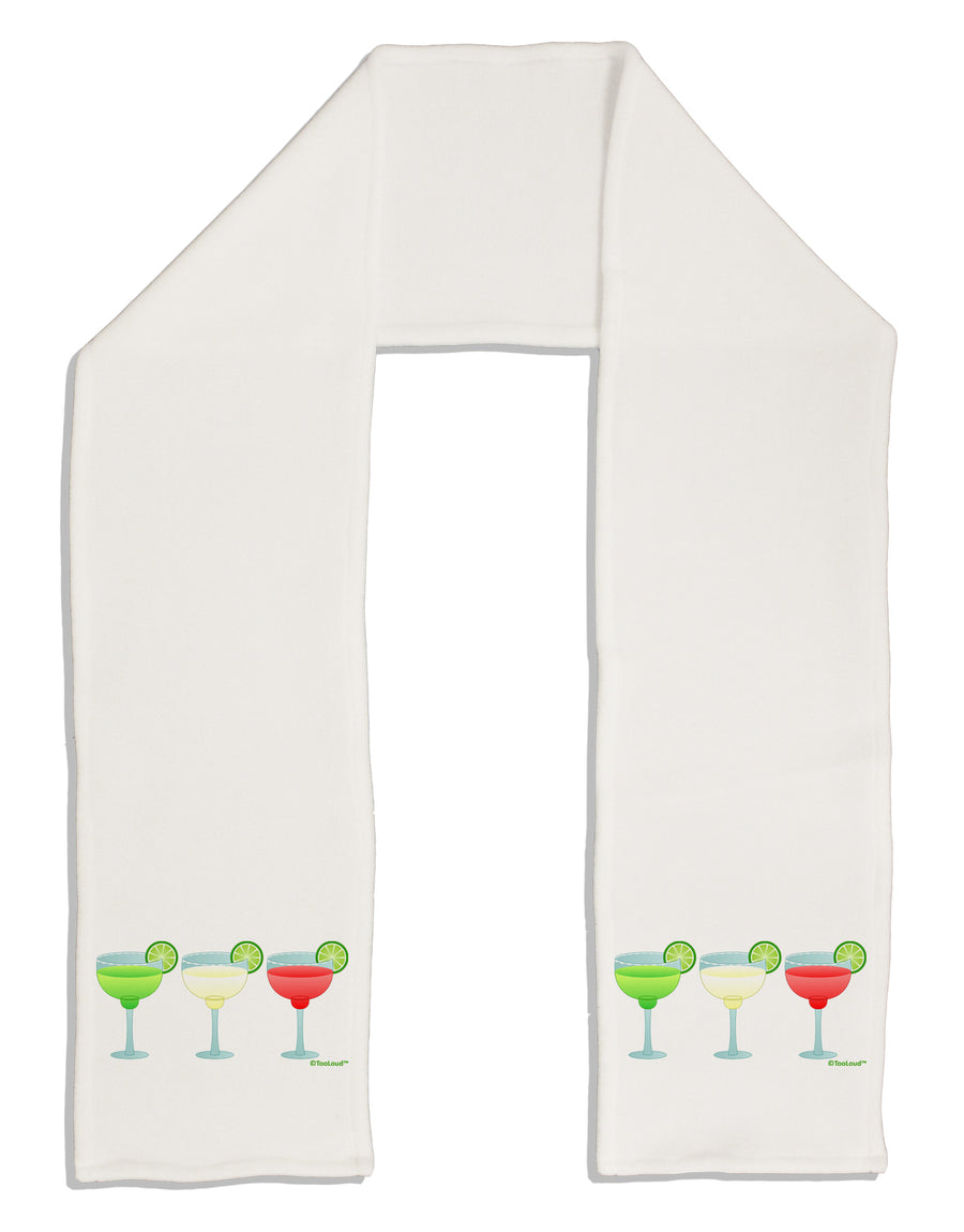 Margaritas - Mexican Flag Colors - Cinco de Mayo Adult Fleece 64&#x22; Scarf by TooLoud-TooLoud-White-One-Size-Adult-Davson Sales