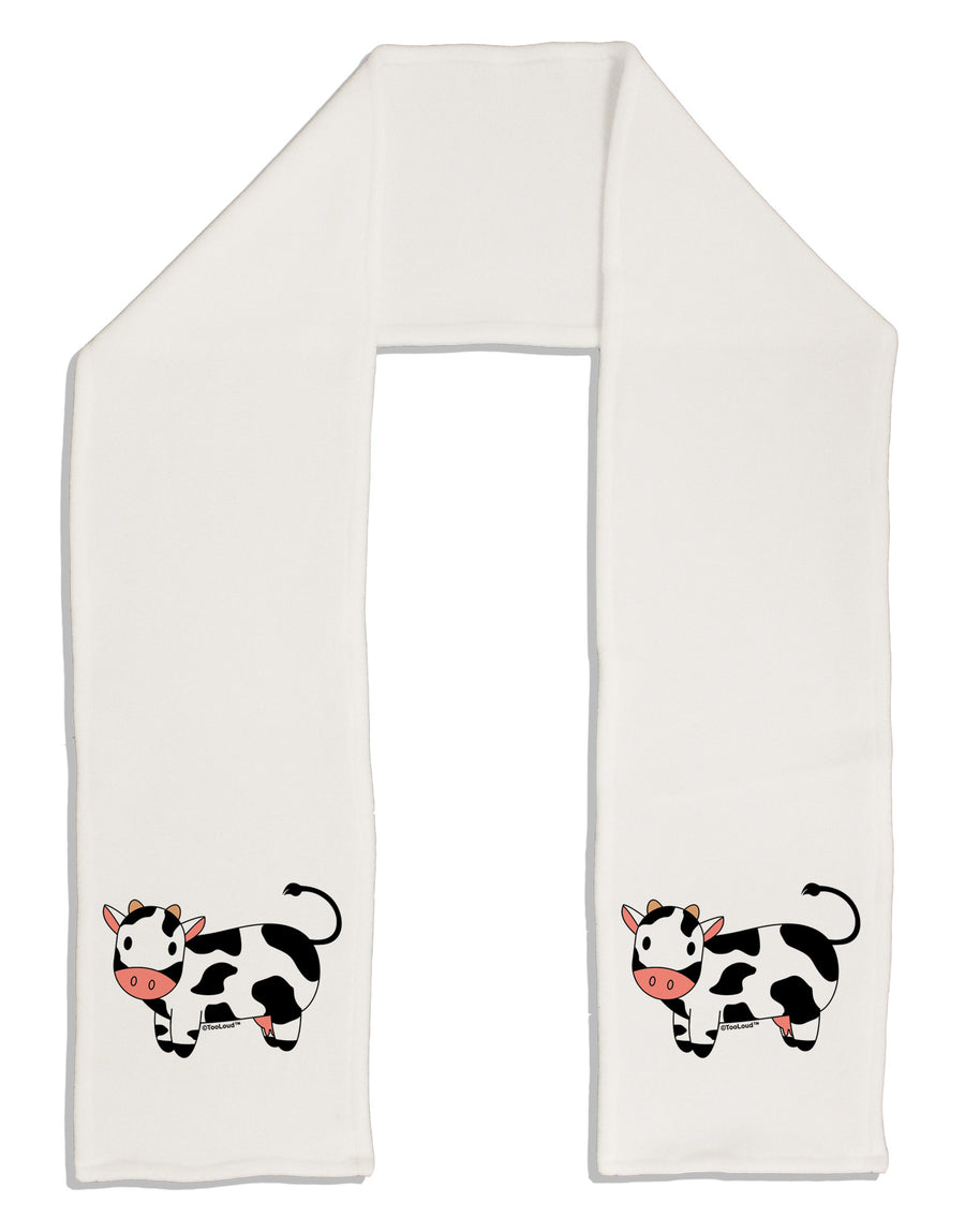 Cute Cow Adult Fleece 64&#x22; Scarf-TooLoud-White-One-Size-Adult-Davson Sales