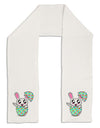 Bunny Hatching From Egg Adult Fleece 64" Scarf-TooLoud-White-One-Size-Adult-Davson Sales