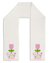 Easter Tulip Design - Pink Adult Fleece 64&#x22; Scarf by TooLoud-TooLoud-White-One-Size-Adult-Davson Sales