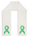 Celiac Disease Awareness Ribbon - Light Green Adult Fleece 64&#x22; Scarf-TooLoud-White-One-Size-Adult-Davson Sales