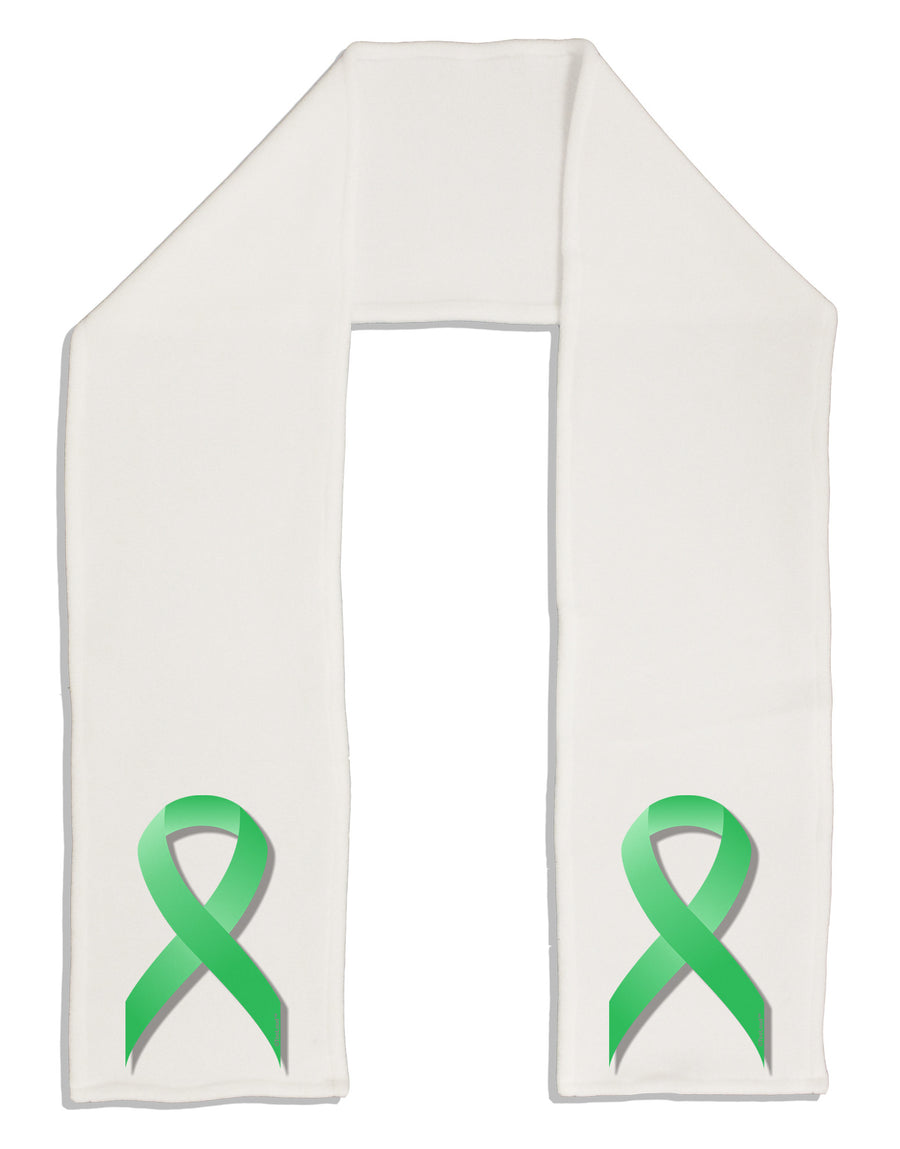 Celiac Disease Awareness Ribbon - Light Green Adult Fleece 64&#x22; Scarf-TooLoud-White-One-Size-Adult-Davson Sales