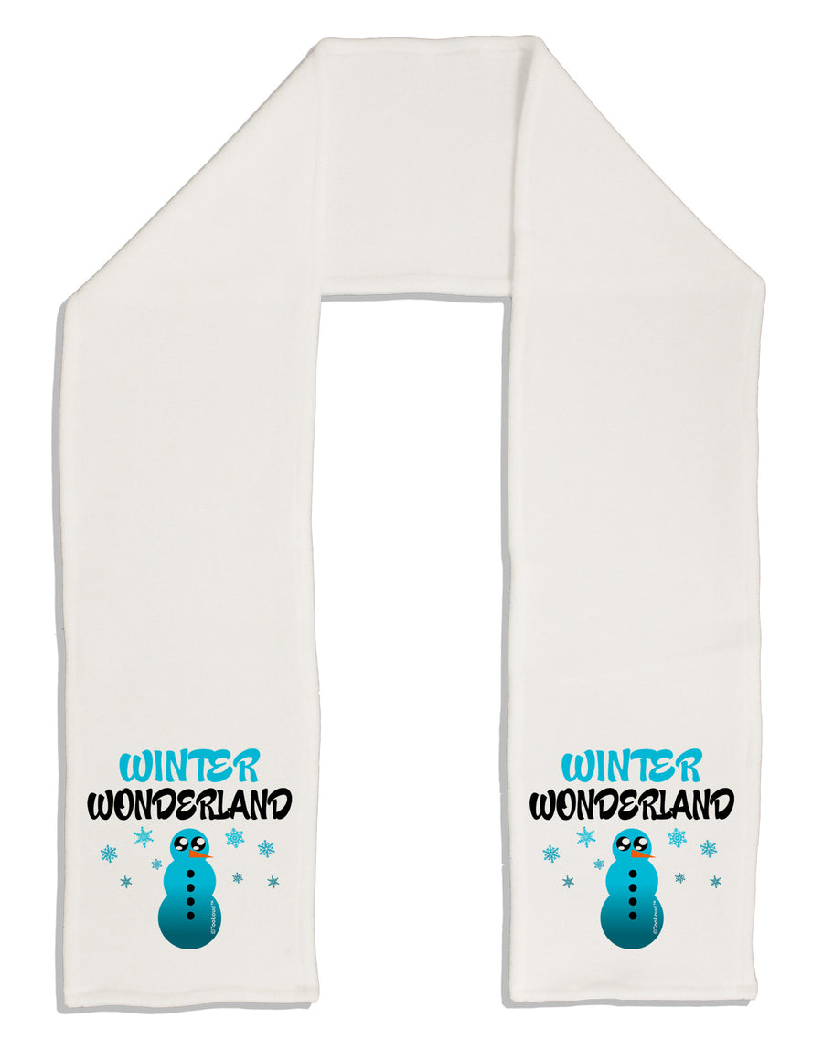 Winter Wonderland Snowman Adult Fleece 64&#x22; Scarf-TooLoud-White-One-Size-Adult-Davson Sales