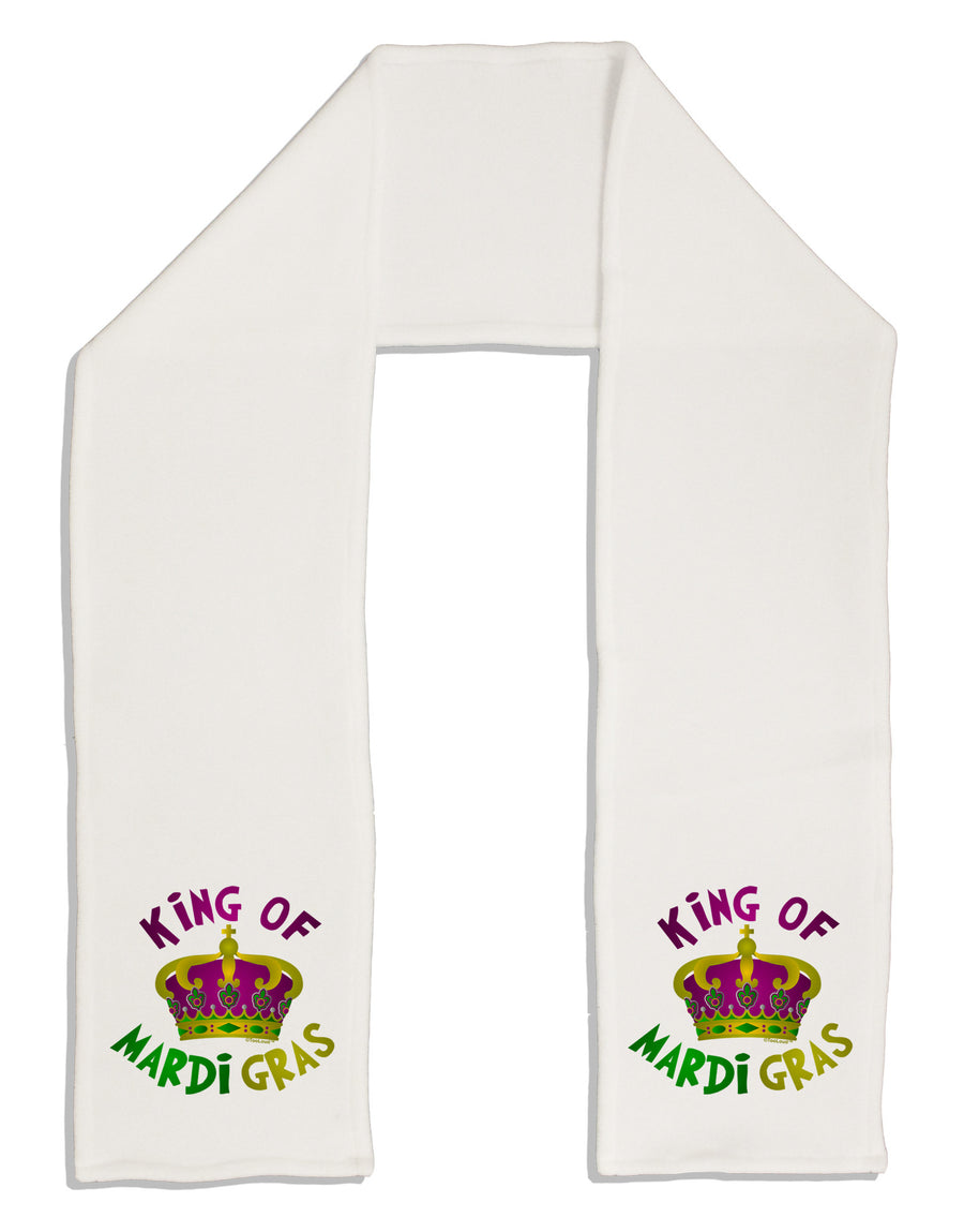 King Of Mardi Gras Adult Fleece 64&#x22; Scarf-TooLoud-White-One-Size-Adult-Davson Sales