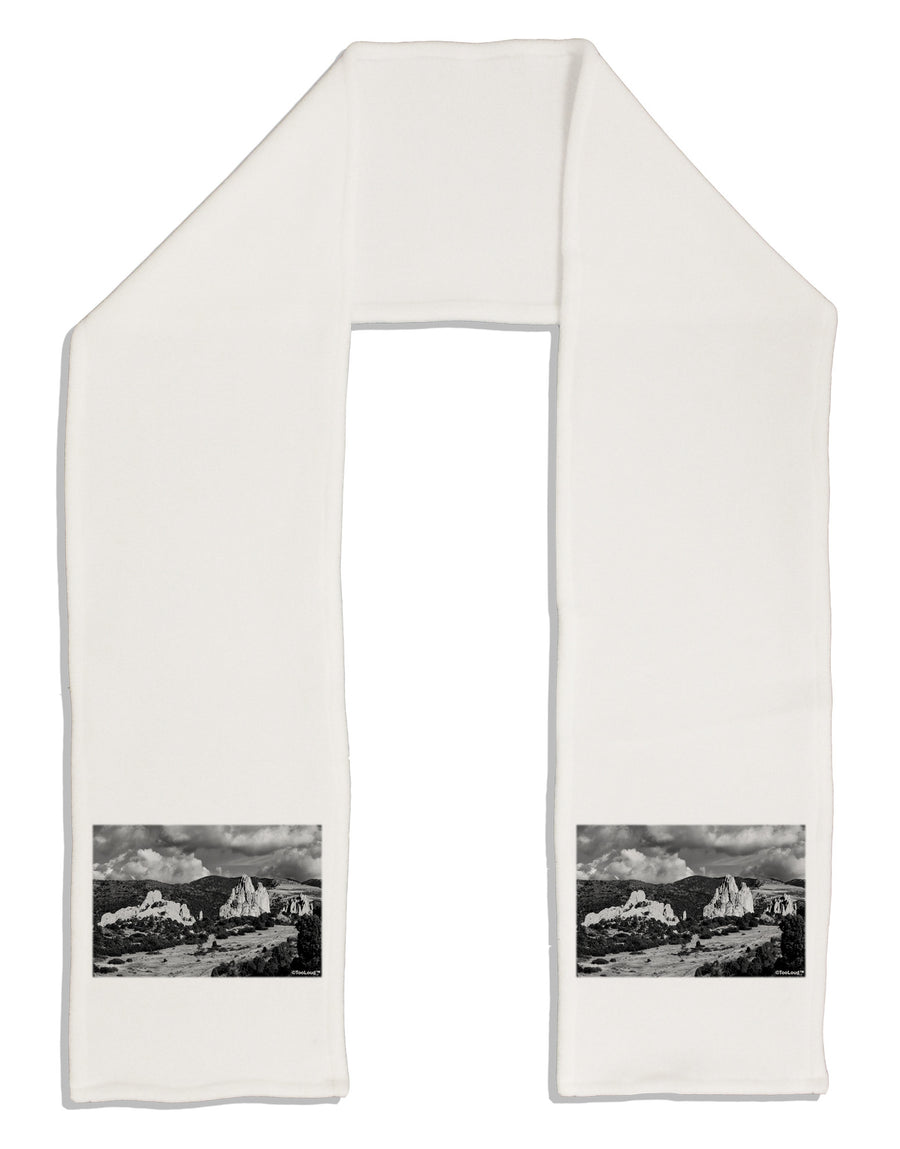 CO Mountain Forest Scene Adult Fleece 64&#x22; Scarf-TooLoud-White-One-Size-Adult-Davson Sales